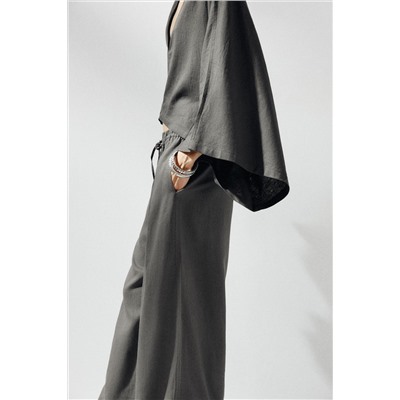 ASYMMETRIC CAPE KIMONO