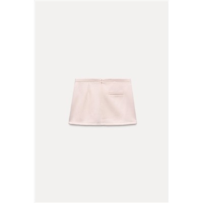 VELVET MINI SKIRT