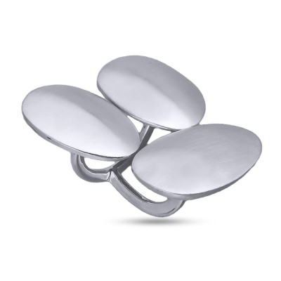 Кольцо Геометрия (покрытие матовый родий)