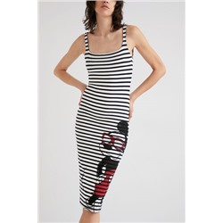 Vestido rayas Mickey Mouse