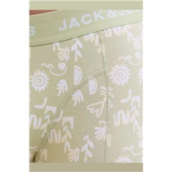 Jack & Jones Erkek Desenli 3'lü Boxer Paketi - Corals