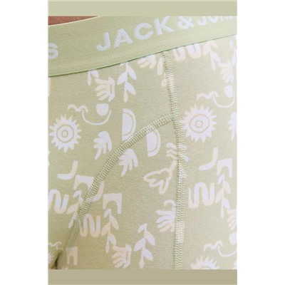 Jack & Jones Erkek Desenli 3'lü Boxer Paketi - Corals