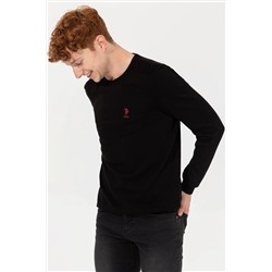 Erkek Siyah Basic Kazak