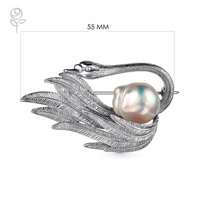 Брошь серебряная 925 арт.56027S6