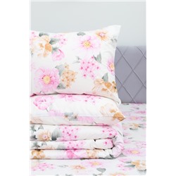 Наволочка поплин Цветочный рай