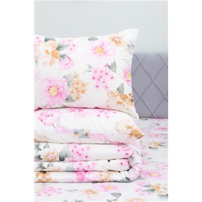 Наволочка поплин Цветочный рай