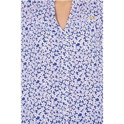 Kadın Mavi Uzun Kollu Gömlek