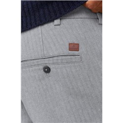 Pantalón recto Gris claro jaspeado