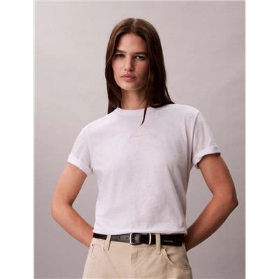 Allover Floral Logo Graphic Classic T-Shirt