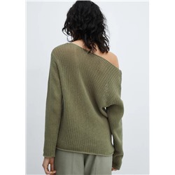 Jersey punto cuello barco