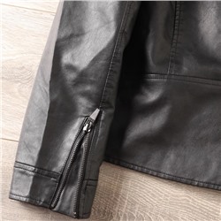 Оригинальная утепленная экспортная мужская куртка из качественной прочной, но при этом очень мягкой экокожи. Top Secret  Материал: ПУ Цвет: верный Размер:  М (рекомендуемый вес 110-135кг); Л (рекомендуемый вес 135-155кг);  XL (рекомендуемый вес 155-175кг),  2XL (рекомендуемый вес 175-195кг)