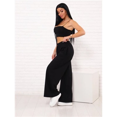 Брюки палаццо на резинке, Арт. 812