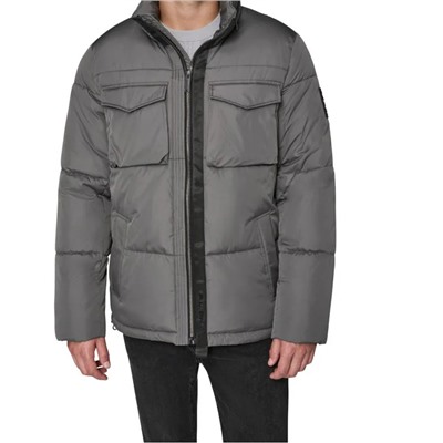 Karl Lagerfeld Paris Stand Collar Regular Fit Puffer Jacket