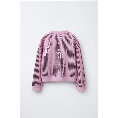 SEQUINNED KNIT JUMPER