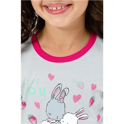 Пижама с брюками Зайчата НАТАЛИ #875579