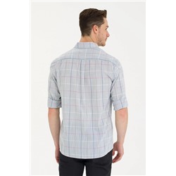 Erkek Gri Uzun Kollu Gömlek