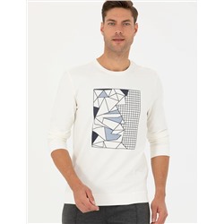 Ekru Regular Fit Sweatshirt