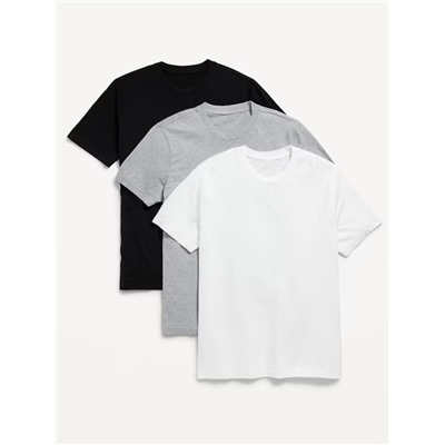 Solid Crew-Neck T-Shirt 3-Pack