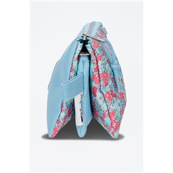 Bolso de mano Aide Celeste y rosa