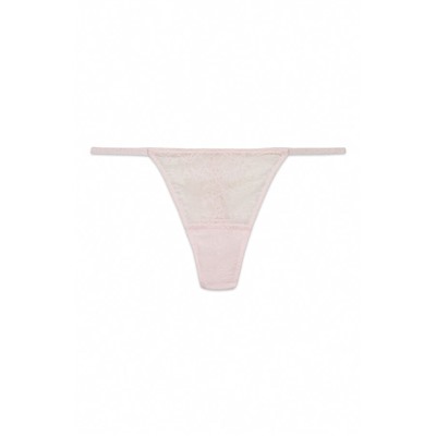 Tanga encaje floral rosa
