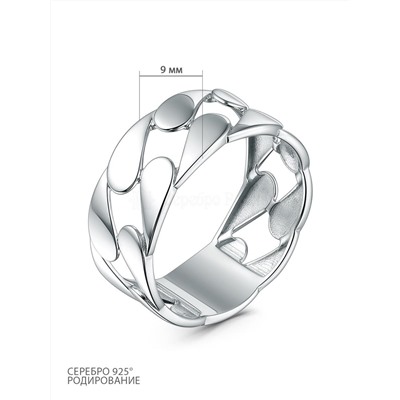 Серьги из серебра родированные 3001029240