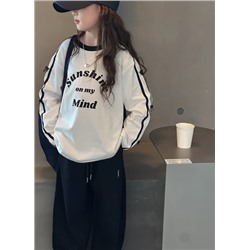 Лонгслив для девочек. Хлопок 100%