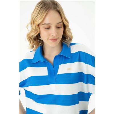 Kadın Saks Tişört