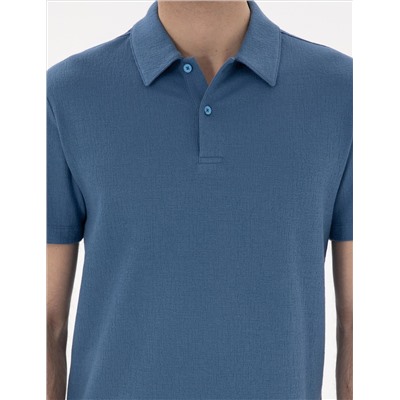 Mavi Slim Fit Polo Yaka Tişört