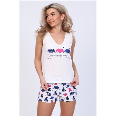 Пижама с шортами УМКА