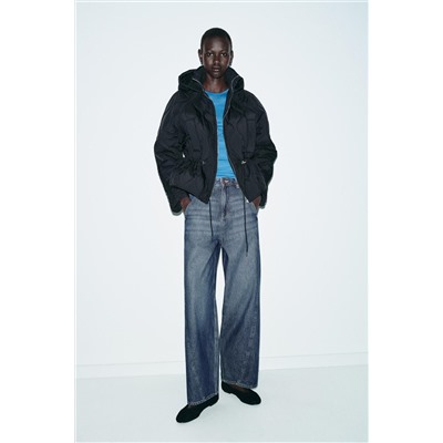 HOODED PUFFER JACKET