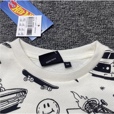 Свитшот для мальчиков. Материал: Хлопок 59%, полиэтилентерефталат (полиэстер) 41%