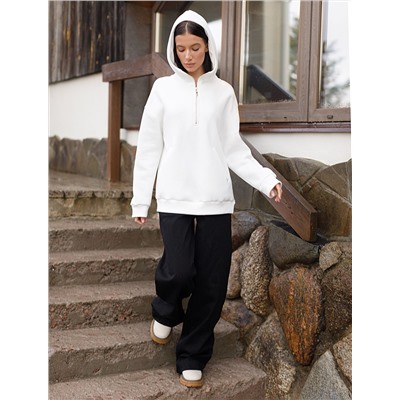 Худи из премиального футера трехнитки с начесом