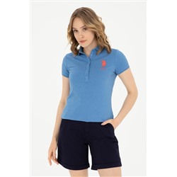 Kadın Saks Basic Tişört