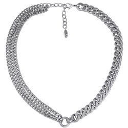 Колье (покрытие античное серебро) 47-54см, Есть комплект