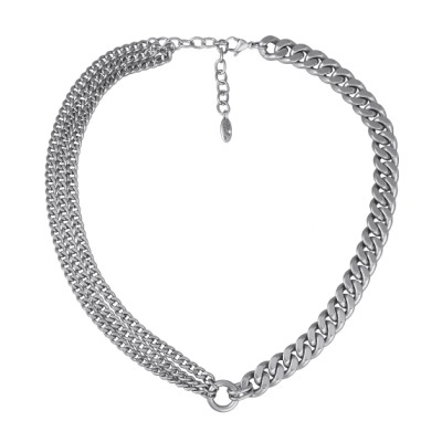 Колье (покрытие античное серебро) 47-54см, Есть комплект