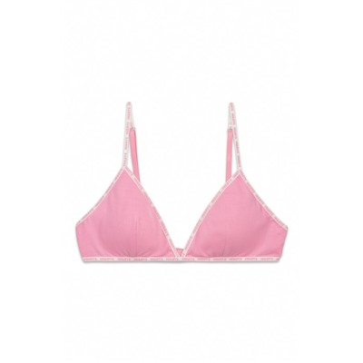 Sujetador triangular rosa