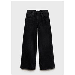 Jeans wideleg tiro bajo