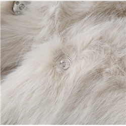 Женская свободная короткая зимняя куртка из искусственного меха