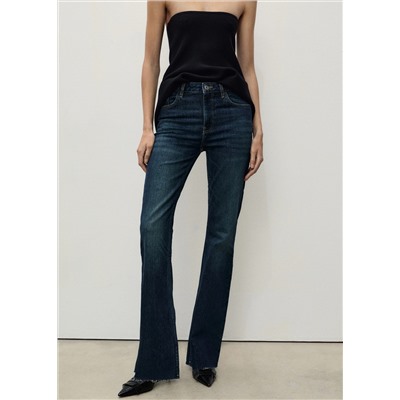 Jeans Fiona flare tiro medio