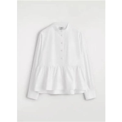 Женская свободная рубашка с оборкой КО*С