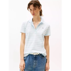Slim Fit Stripe Stretch-Cotton Polo