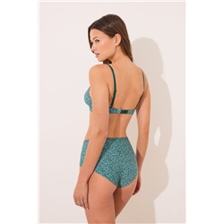 Braga alta clásica microfibra animal print
