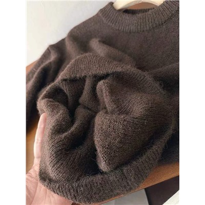 Женский пуловер из смесовой шерсти  МАНГ*О