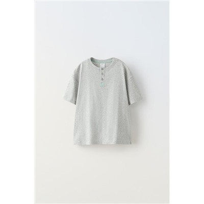 6-14 YEARS/ STRIPED T-SHIRT AND TROUSERS PYJAMAS