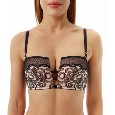 Бюстгальтер на поролоне бескостный SNAKE 55147-18 COQUETTE REVUE