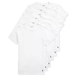 Polo Ralph Lauren Men's 5+1 Free Bonus Classic-Fit Crewneck Undershirts Pack