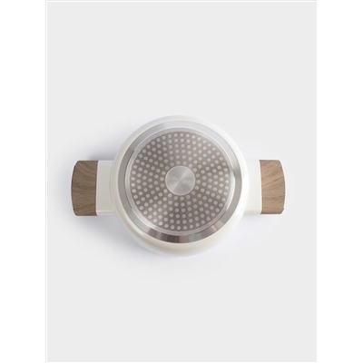 Кастрюля, 20 см, 2,2 л, с крышкой, с покрытием, алюминий, молочная, Palisander