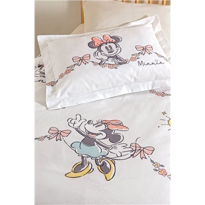Özdilek Özdilek Minnie Mouse Bowties Disney Lisanslı Bebek Nevresim Takımı