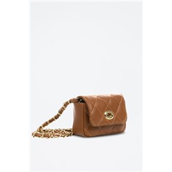 Bandolera de piel Ancarano Camel