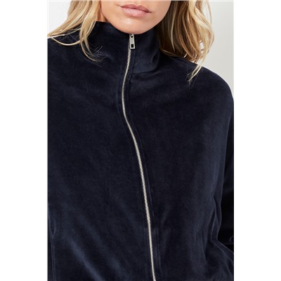Chaqueta de terciopelo - Azul marino